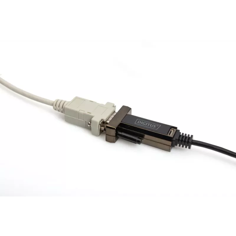 DIGITUS USB Type-C 2.0 - sarjaporttimuunnin, DSUB 9M 1m kaapeli