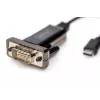 DIGITUS USB Type-C 2.0 - sarjaporttimuunnin, DSUB 9M 1m kaapeli