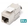 DIGITUS DN-93615 CAT 6A suojattu Keystone-moduuli, työkaluton asennus