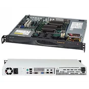 SUPERMICRO SuperChassis 512F-350B1 - 14.5in Mini 1U - 350W Gold