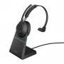 Jabra Evolve2 65 USB-A UC Mono lataustelineellä - musta, langaton, toimisto/callcenter, 20 - 20000 Hz, 99,2 g, headset, musta