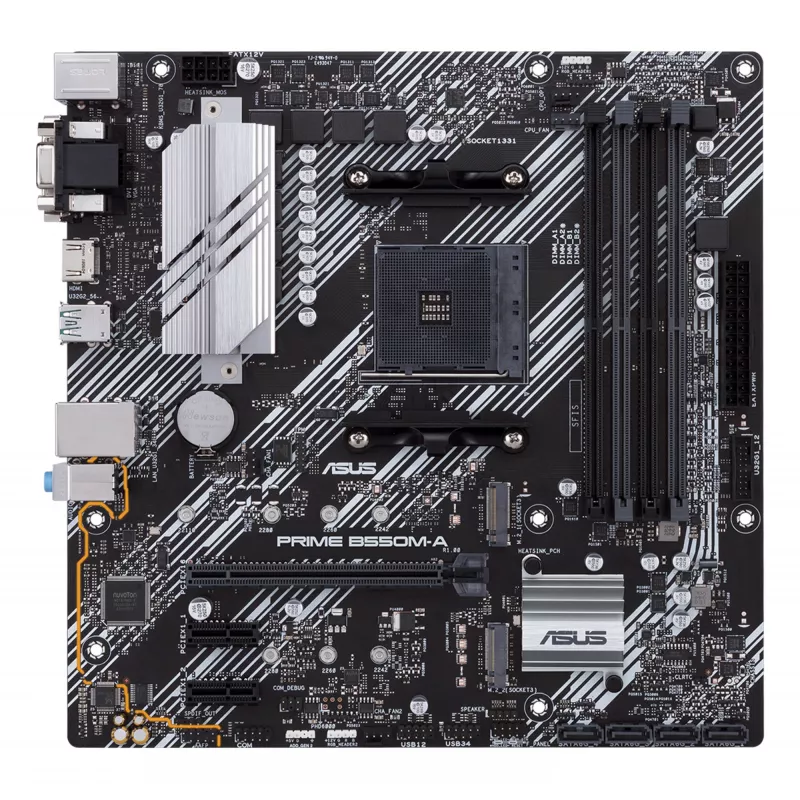 Emolevy ASUS PRIME B550M-A AMD B550 kanta AM4 micro ATX