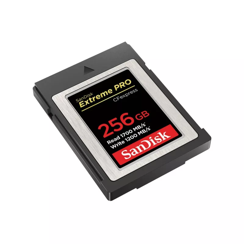 WESTERN DIGITAL SanDisk CF Express Extreme Pro 256 GB, 1700 MB/s luku, 1200 MB/s kirjoitus