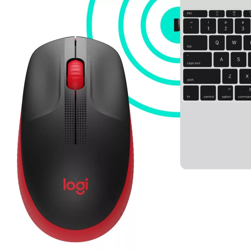 Hiiri Logitech M190 Wireless USB punainen