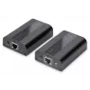 DIGITUS 4K HDMI jatkosarja, HDMI 2.0 30/60 m verkkokaapelin kautta (CAT6, 6a, 7), UHD 4K2K/60 Hz