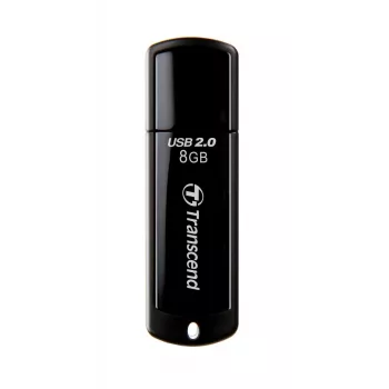 TRANSCEND Jetflash 350 - 8 GB USB-muistitikku - USB 2.0 - Musta