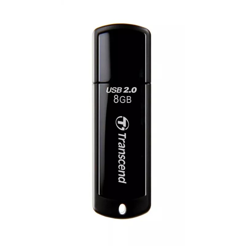 TRANSCEND Jetflash 350 - 8 GB USB-muistitikku - USB 2.0 - Musta