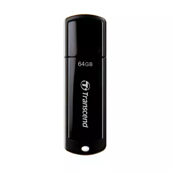 TRANSCEND JetFlash 700 - 64 GB USB-muistitikku - USB 3.0 - Musta