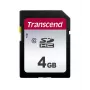 TRANSCEND SDHC-kortti 300s 4GB UHS-I U1