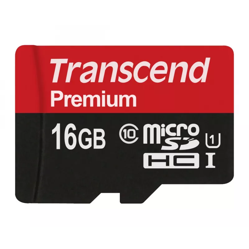 Flash-muisti Transcend 16GB MicroSDHC Class 10 UHS-I TS16GUSDCU1