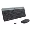 LOGITECH ohut langaton näppäimistö-hiiri-yhdistelmä Mk470 - Graphite - Saksa Qwertz
