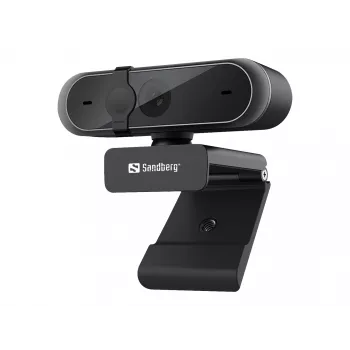 Sandberg USB Webcam Pro, 5 MP, 2592 x 1944 pikseliä, Full HD, 30 fps, 1920x1080@30fps, 2595x1944@30fps, 1080p