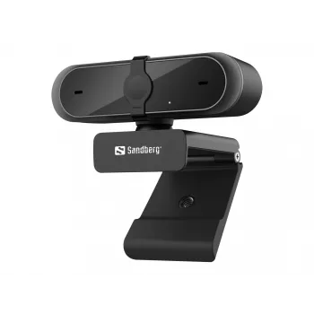 Sandberg USB Webcam Pro, 5 MP, 2592 x 1944 pikseliä, Full HD, 30 fps, 1920x1080@30fps, 2595x1944@30fps, 1080p