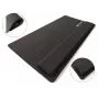 Sandberg Desk Pad Pro XXL, Musta, Yksivärinen, Rannetuki, Liukumaton alusta, Pelihiirimatto