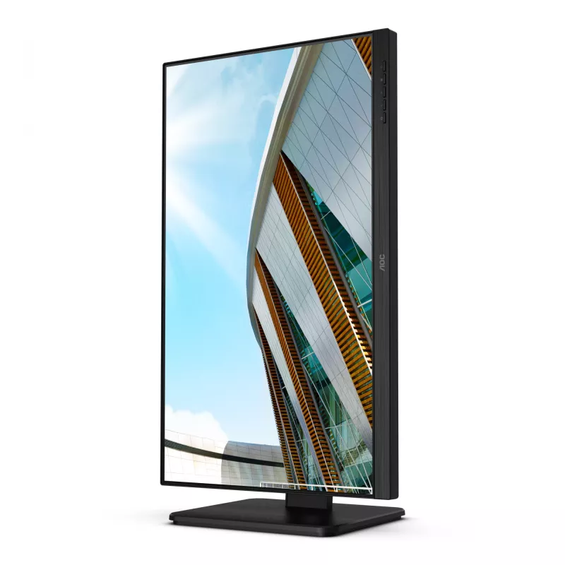 AOC P2 Q24P2Q -tietokonenäyttö 60,5 cm (23,8 inch) 2560 x 1440 pikseliä Quad HD LED musta