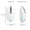 LOGITECH G203 Lightsync -pelihiiri USB valkoinen