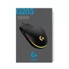 LOGITECH G203 Lightsync -pelihiiri USB valkoinen