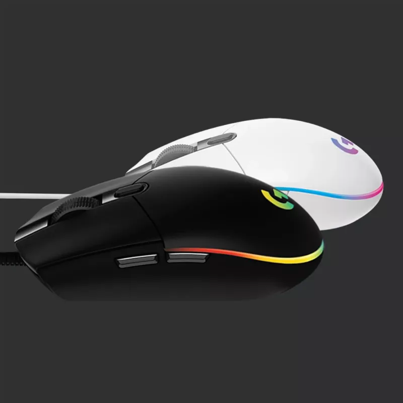 LOGITECH G203 Lightsync -pelihiiri USB valkoinen