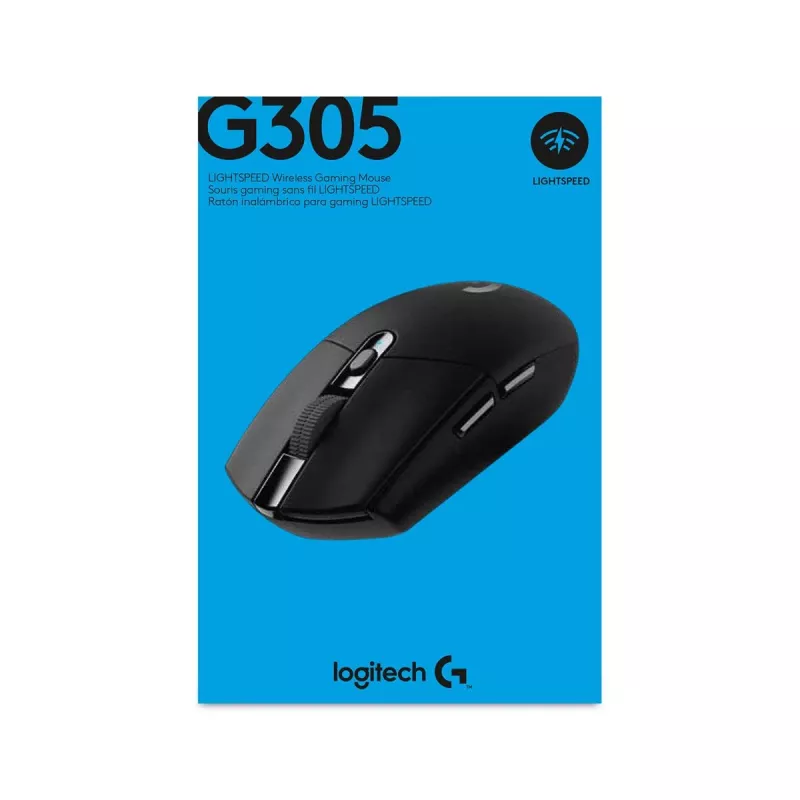 Logitech G305 Lightspeed langaton pelihiiri, musta