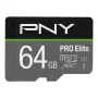 PNY Micro-SD Pro Elite 64 GB Class 10 UHS-I U3 A1 V30 SD-sovitin
