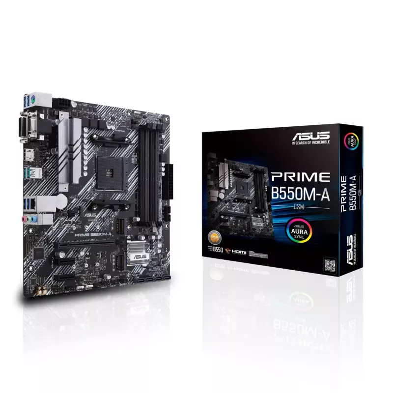 Emolevy ASUS Prime B550M-A/CSM AMD B550 Socket AM4 micro ATX