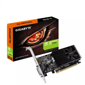 GIGABYTE GV-N1030D4-2GL näytönohjain NVIDIA GeForce GT 1030 2 GB GDDR4
