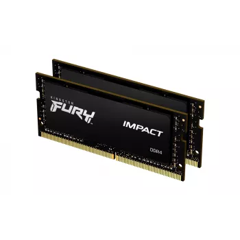 Kingston Technology FURY 64GB 3200MT/s DDR4 CL20 SODIMM (2 kpl:n pakkaus) Impact