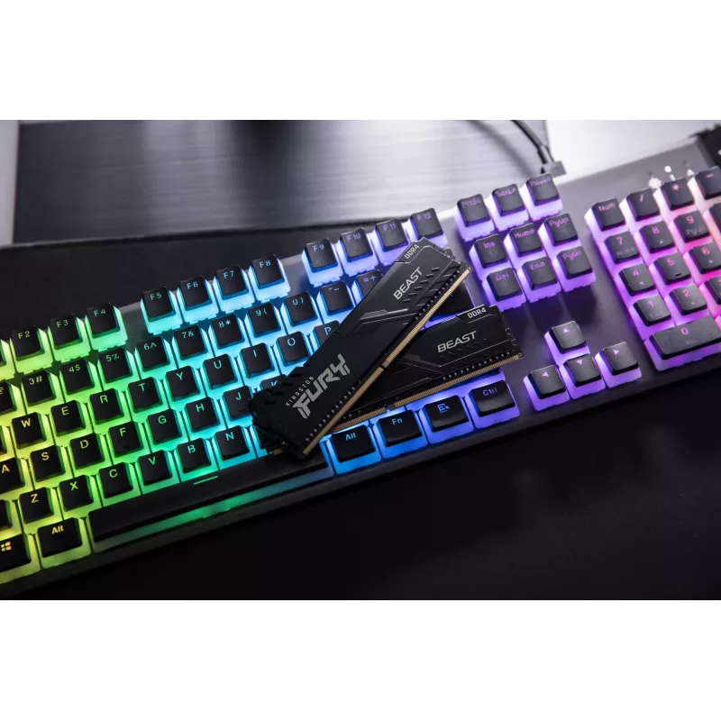 Kingston Technology FURY Beast 32GB 3200MT/s DDR4 CL16 DIMM musta