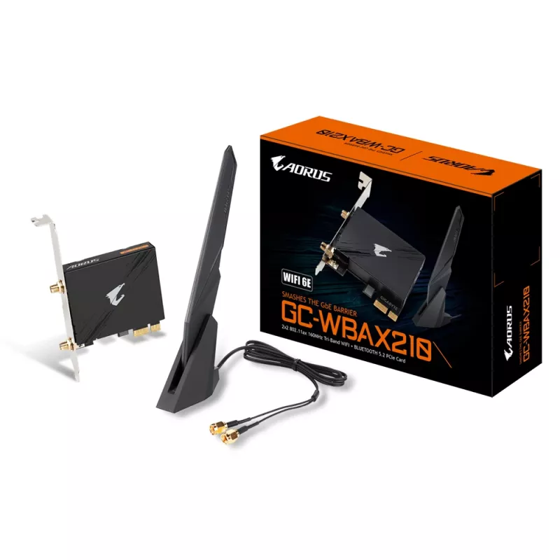 GIGABYTE GC-WBAX210 verkkokortti sisäinen WLAN / Bluetooth 2400 Mbit/s