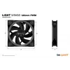 be quiet Light Wings 120mm ARGB PWM tuuletin musta