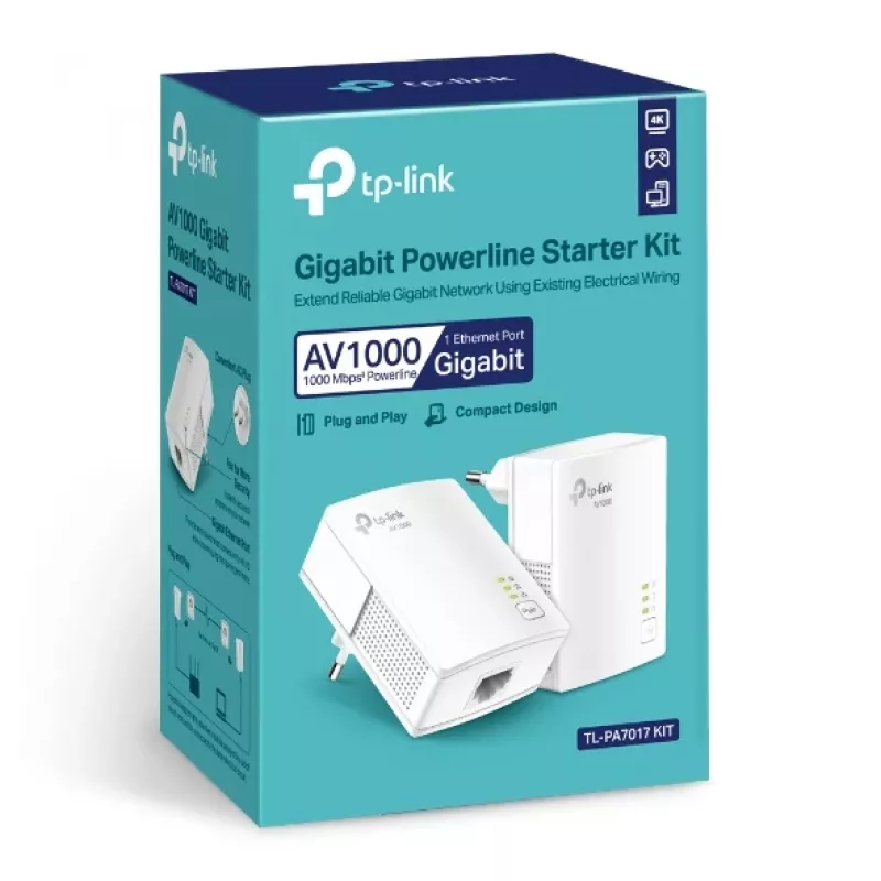 TP-Link TL-PA7019 KIT 1000 Mbit/s Ethernet LAN valkoinen