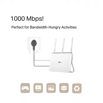 TP-Link TL-PA7019P KIT 1000 Mbit/s Ethernet LAN valkoinen 2 kpl