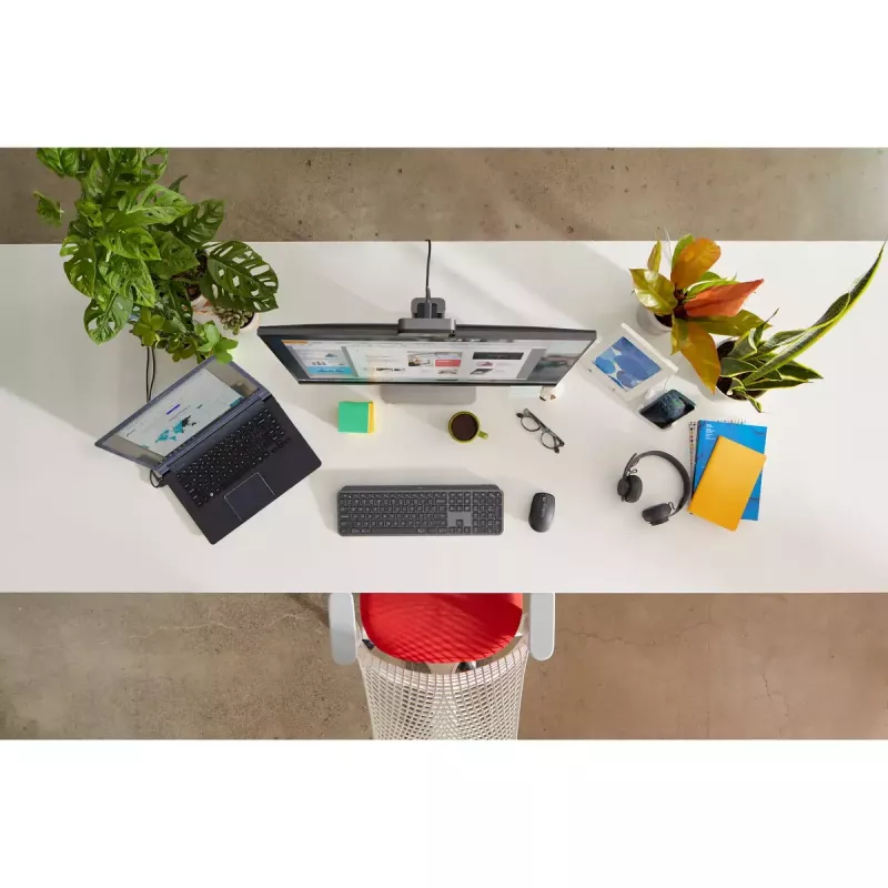LOGITECH MX Keys For Business - grafiitti - saksalainen Qwertz
