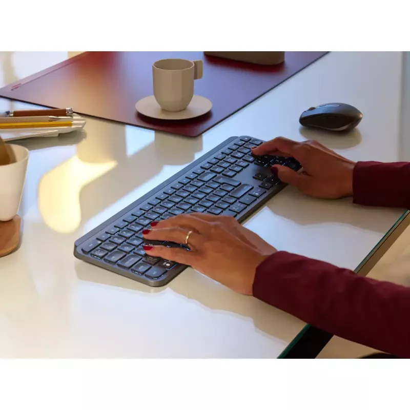 LOGITECH MX Keys For Business - grafiitti - saksalainen Qwertz