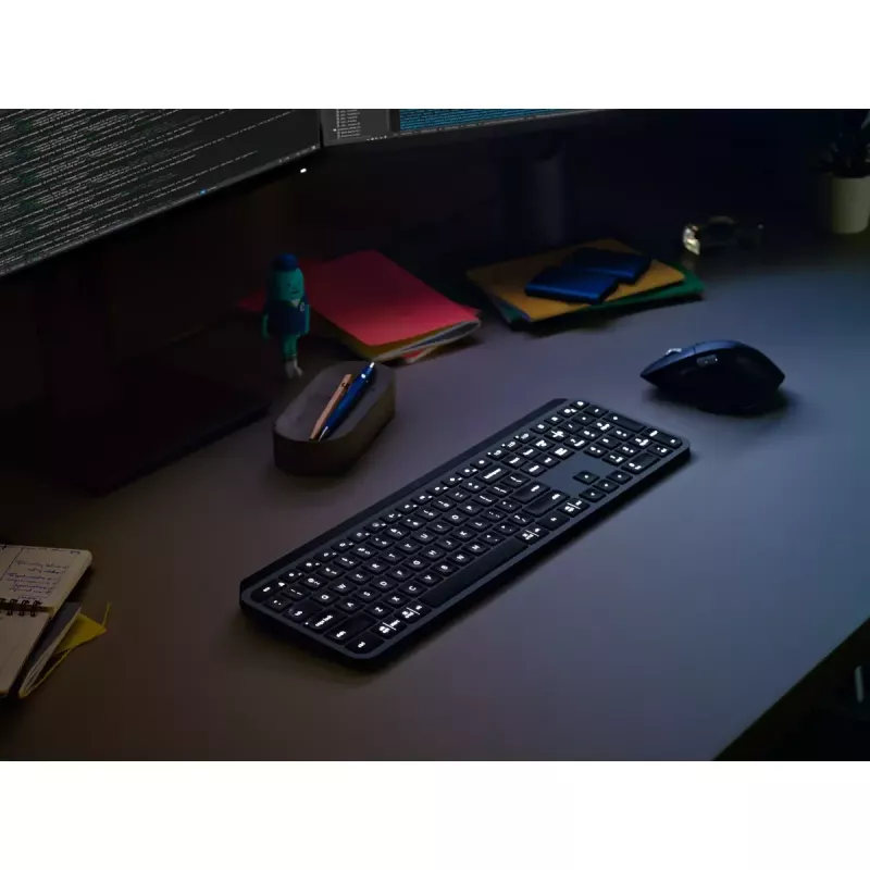 LOGITECH MX Keys For Business - grafiitti - saksalainen Qwertz