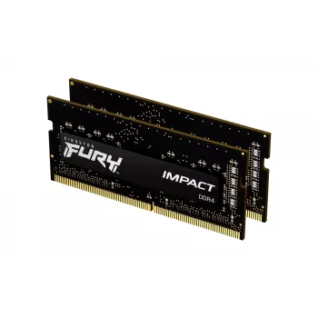 Kingston Technology FURY 32GB 3200MT/s DDR4 CL20 SODIMM (2 kpl pakkaus) Impact