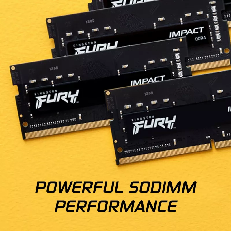 Kingston Technology FURY 32GB 3200MT/s DDR4 CL20 SODIMM (2 kpl pakkaus) Impact