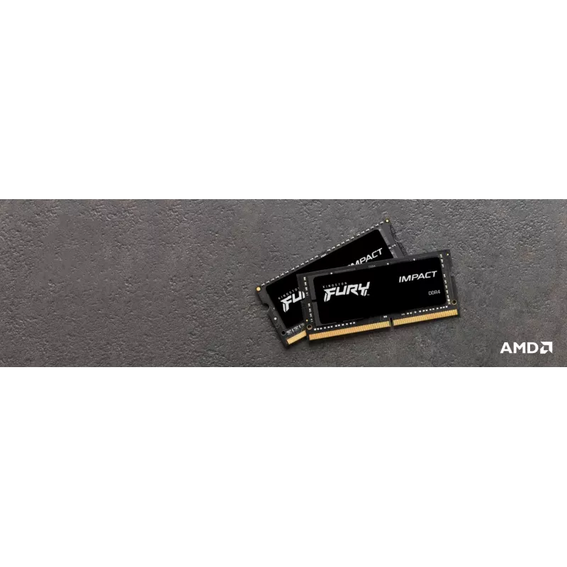 Kingston Technology FURY 32GB 3200MT/s DDR4 CL20 SODIMM (2 kpl pakkaus) Impact