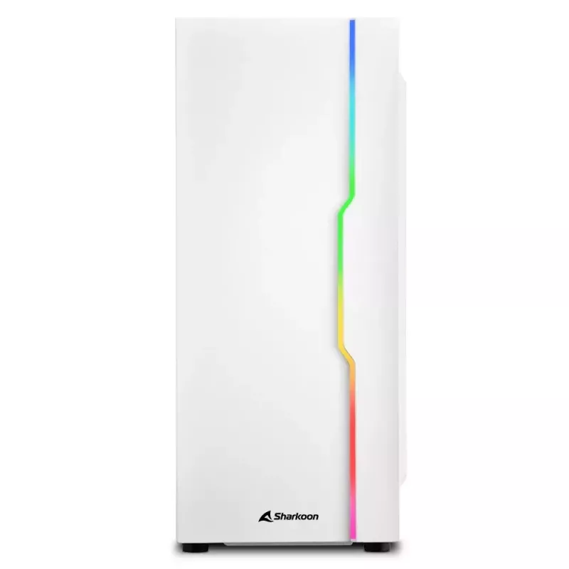PC-kotelo Sharkoon RGB Slider Midi Tower valkoinen