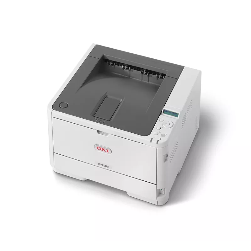 OKI B432dn - yksivärinen tulostin - laser - A4 - 40 sivua/min - USB / Ethernet