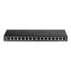 D-Link DGS-1016S hallitsematon Gigabit Ethernet (10/100/1000) musta