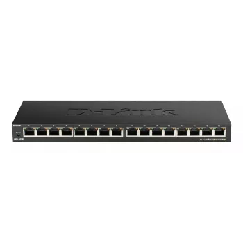 D-Link DGS-1016S hallitsematon Gigabit Ethernet (10/100/1000) musta