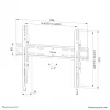 Neomounts WL30S-850BL16 TV-seinäteline 42-86