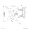 Neomounts WL40S-850BL14 TV-seinäteline 40-65