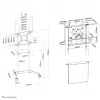 Neomounts NS-M1250WHITE TV-vaunu 37-70