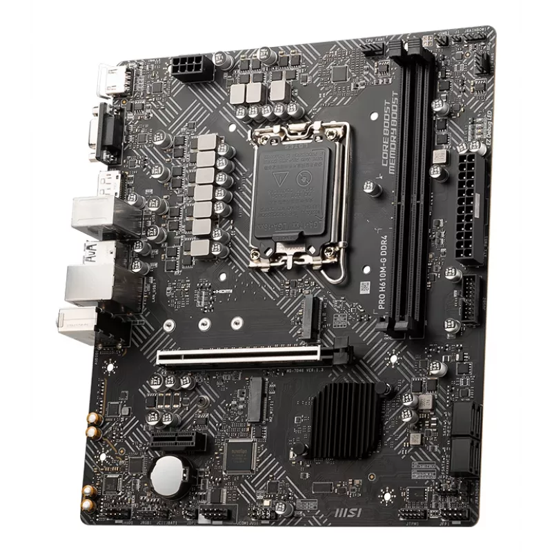 MSI PRO H610M-G DDR4 -emolevy Intel H610 LGA 1700 micro ATX