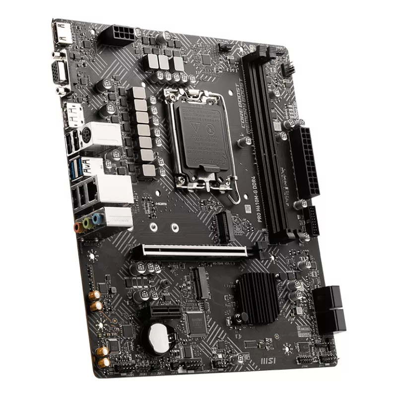 MSI PRO H610M-G DDR4 -emolevy Intel H610 LGA 1700 micro ATX