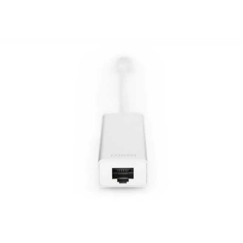 DIGITUS USB 3.0, 3-porttinen keskitin & Gigabit-LAN-sovitin 3xUSB A/F, 1xUSB A/M, 1xRJ45 LAN tukee Windows ja Mac OS