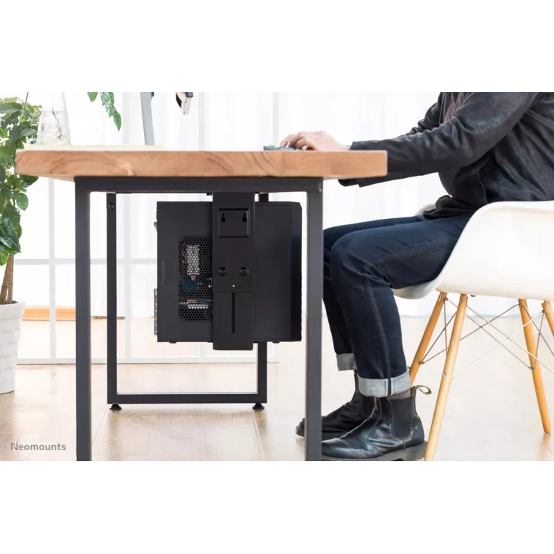 Neomounts NM-CPU100 musta CPU-teline – kääntyvä – max. 10 kg – universaali