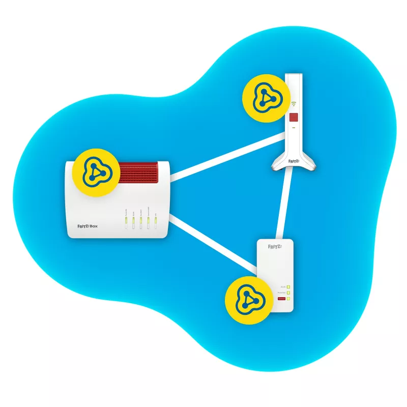 Repeater 3000 AX verkkotoistin 2400 Mbit/s valkoinen
